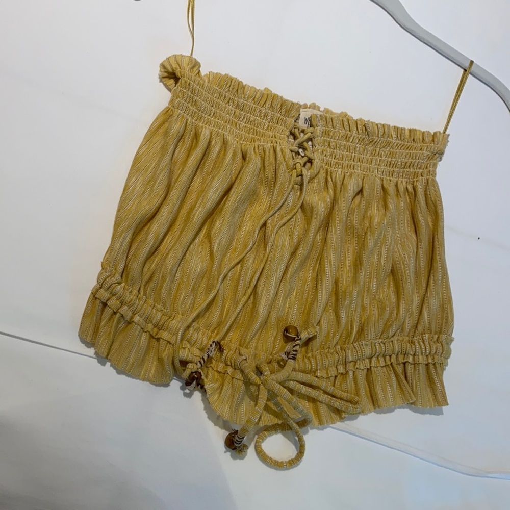Yellow We the Free Tube Top